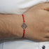 Zarkan OM Pure Silver Rakhi With Roli Chawal