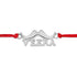 Zarkan Mustache Veera Pure Silver Rakhi With Roli Chawal