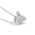 Zarkan 925 Pure Silver Infinity Silver Pendant With Link Chain