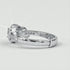 Zarkan 925 Sterling Silver Love Root Silver Solitaire Ring