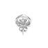 Zarkan Pure Silver Charming Love Studs